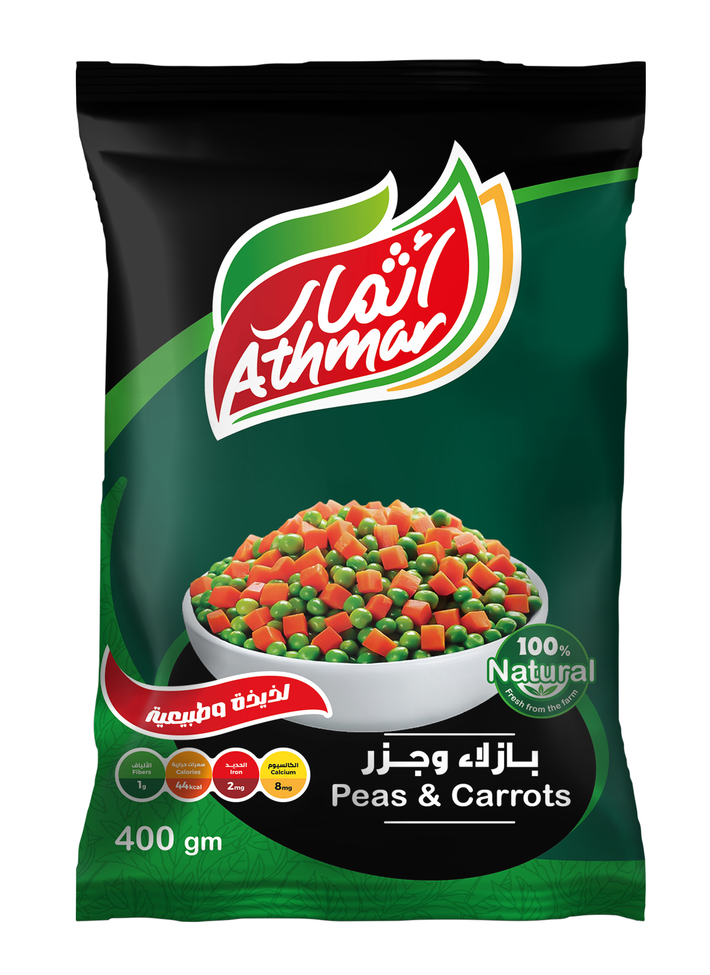 بازلاء وجزر مجمد